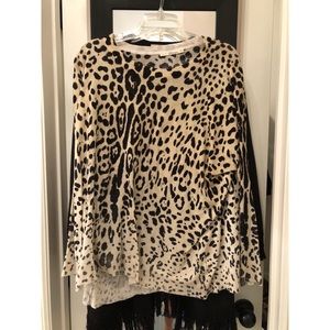Long sleeve leopard sweater!!
